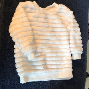 George Kids White Textured Sweater